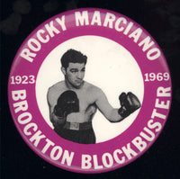 MARCIANO, ROCKY SOUVENIR PIN (AFTER HIS DEATH)