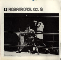 FOREMAN, GEORGE OLYMPIC BOXING OFFICIAL PROGRAM (1ST ROUND)