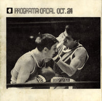 FOREMAN, GEORGE OLYMPIC BOXING OFFICIAL PROGRAM (1968-3RD ROUND)