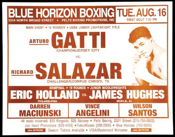 GATTI, ARTURO-RICHARD SALAZAR ON SITE POSTER (1994)