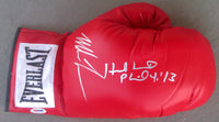 TYSON, MIKE-EVANDER HOLYFIELD SIGNED GLOVE (PSA/DNA AUTHENTICATED)