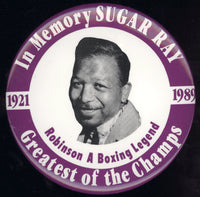 ROBINSON, SUGAR RAY MEMORIAL PIN (1989)