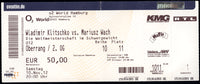 KLITSCHKO, WLADIMIR-MARIUSZ WACH FULL TICKET (2012)