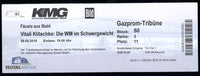 KLITSCHKO, VITALI-ALBERT SOSNOWSKI FULL TICKET (2010)