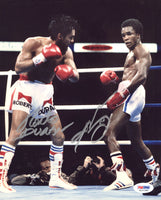 DURAN, ROBERTO & SUGAR RAY LEONARD I SIGNED PHOTO (PSA/DNA)