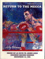 DE LA HOYA, OSCAR-JESSE JAMES LEIJA OFFICIAL PROGRAM (1995)