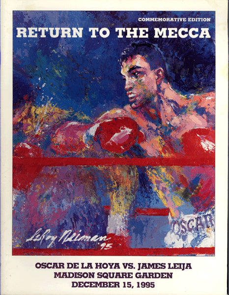 DE LA HOYA, OSCAR-JESSE JAMES LEIJA OFFICIAL PROGRAM (1995)