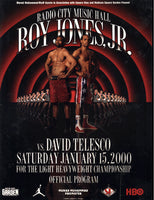 JONES, JR., ROY-DAVID TELESCO OFFICIAL PROGRAM (2000)