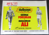 ALI, MUHAMMAD-GEORGE FOREMAN CLOSED CIRCUIT POSTER (1974)
