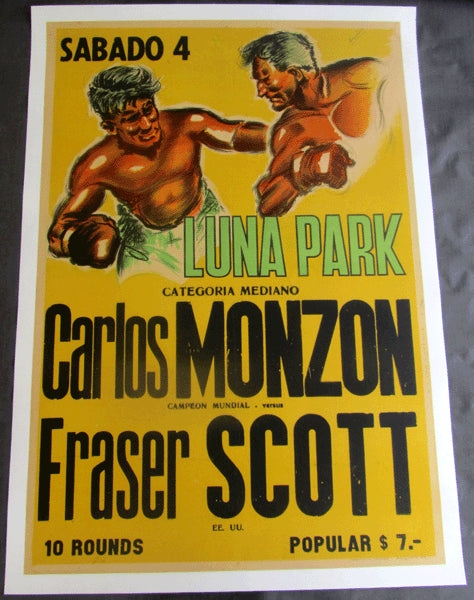 MONZON, CARLOS-FRASER SCOTT ON SITE POSTER (1973)