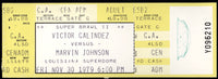 JOHNSON, MARVIN-VICTOR GALINDEZ FULL TICKET (1979)