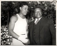 LANGFORD, SAM & JOE LOUIS WIRE PHOTO