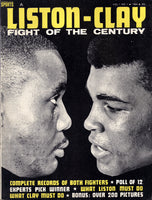 CLAY, CASSIUS-SONNY LISTON I FIGHT OF THE CENTURY MAGAZINE (1964)