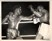 CHARLES, EZZARD-JERSEY JOE WALCOTT WIRE PHOTO (15TH ROUND-1949)