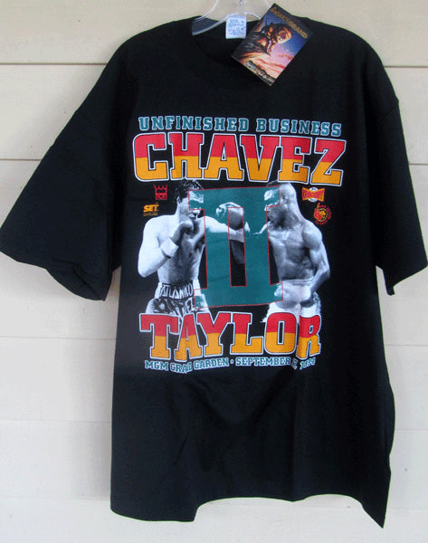 CHAVEZ, JULIO CESAR-MELDRICK TAYLOR II TEE SHIRT (1994-UNUSED WITH ORIGINAL TAGS)