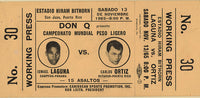ORTIZ, CARLOS-ISMAEL LAGUNA FULL TICKET (1965)