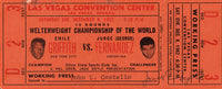 GRIFFITH, EMILE-JORGE FERNANDEZ FULL TICKET(1962)