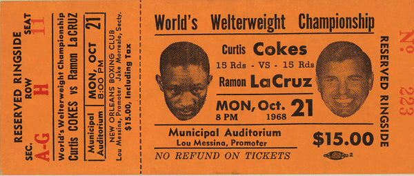 COKES, CURTIS-RAMON LA CRUZ FULL TICKET (1968)