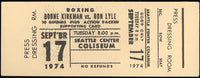 LYLE, RON-BOONE KIRKMAN FULL TICKET (1974)