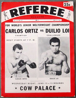 ORTIZ, CARLOS-DUILIO LOI OFFICIAL PROGRAM (1960)