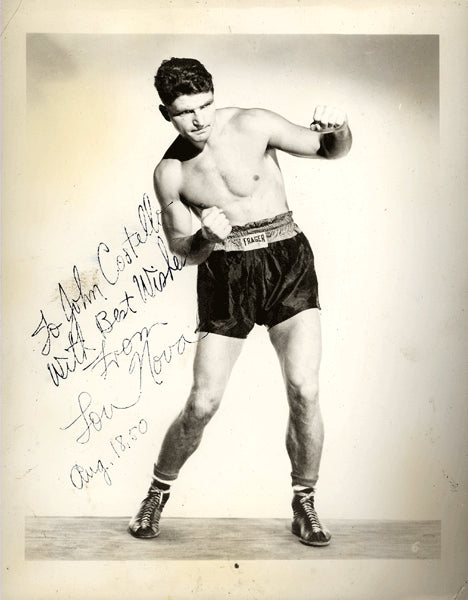 NOVA, LOU SIGNED PHOTO (SIGNED IN 1950)