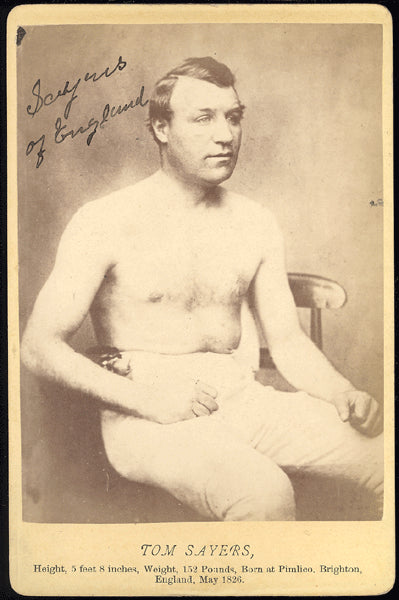 SAYERS, TOM CABINET CARD