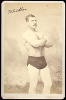 WHISTLER, CLARENCE CABINET CARD (WRESTLER)