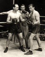 LEONARD, BENNY-PAL SILVERS WIRE PHOTO (1931-SQUARING OFF)