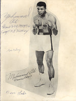 ALI, MUHAMMAD VINTAGE SIGNED SOUVENIR PROMOTIONAL PROGRAM (1972)