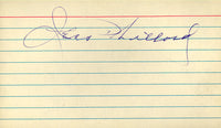 WILLARD, JESS INK SIGNED INDEX CARD (PSA/DNA)