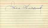 WILLARD, JESS INK SIGNED INDEX CARD (PSA/DNA)