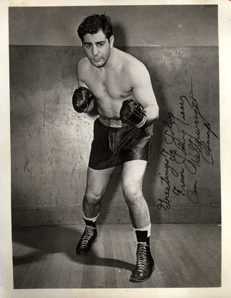 GRECO, JOHNNY SIGNED PHOTO (CANADIAN WELTERWEIGHT CHAMPION)
