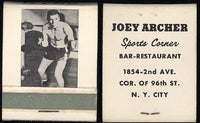 ARCHER, JOEY RESTAURANT MATCHES