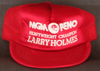 HOLMES, LARRY SOUVENIR CAP (CARL WILLIAMS FIGHT)