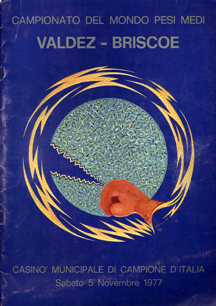 VALDES, RODRIGO-BENNIE BRISCOE OFFICIAL PROGRAM (1977)
