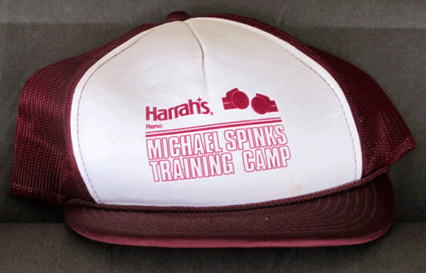 SPINKS, MICHAEL TRAINING CAMP CAP (EDDIE FUTCH COLLECTION)