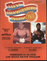 ALI, MUHAMMAD-LEON SPINKS I OFFICIAL PROGRAM (1978)