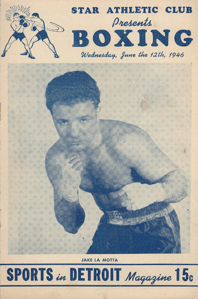 LAMOTTA, JAKE-JIMMY EDGAR OFFICIAL PROGRAM (1946)