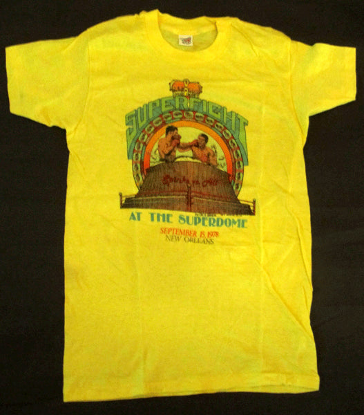 ALI, MUHAMMAD-LEON SPINKS II SOUVENIR TEE SHIRT (1978)