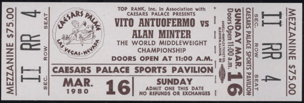 ANTUOFERMO, VITO-ALAN MINTER FULL TICKET (1980)