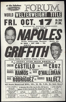 NAPOLES, JOSE-EMILE GRIFFITH ON SITE BROADSIDE (1969)