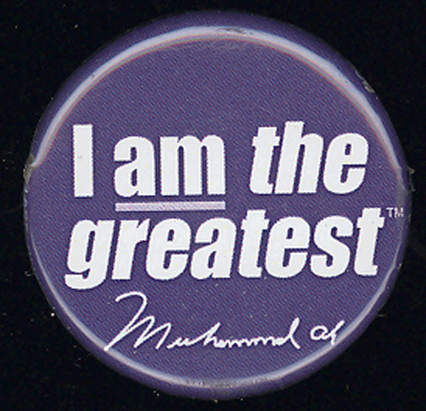 ALI, MUHAMMAD SOUVENIR PIN (1970'S)