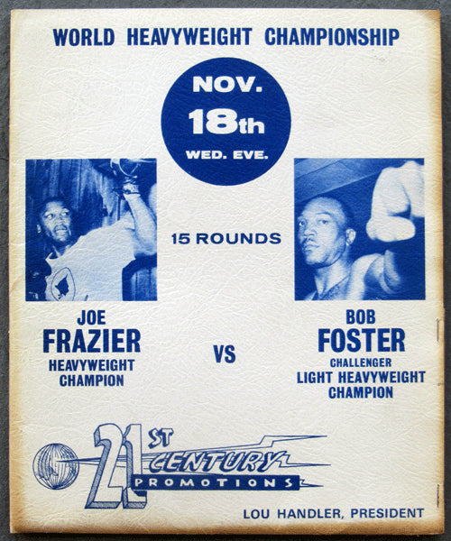 FRAZIER, JOE-BOB FOSTER PRESS KIT (1970)