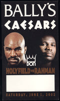 HOLYFIELD, EVANDER-HASIM RAHMAN CREDENTIAL (2002)