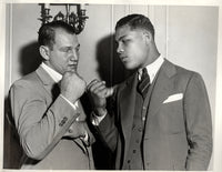 LOUIS, JOE-KING LEVINSKY WIRE PHOTO (1935-PRE-FIGHT)