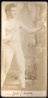 CORBETT, JAMES J. CORONA CABINET CARD (BY JOHN WOOD)