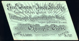 DIXON, GEORGE-JACK SKELLY FULL TICKET (1892-PSA/DNA VG-EX 4)