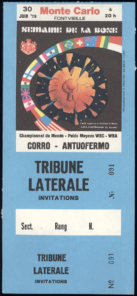 ANTUOFERMO, VITO-HUGO CORRO FULL TICKET (1979)
