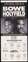 HOLYFIELD, EVANDER-RIDDICK BOWE II FULL TICKET (1993)