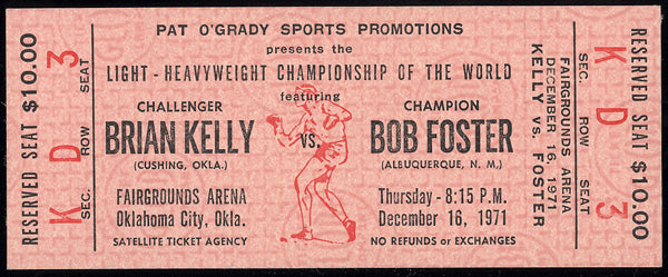 FOSTER, BOB-BRIAN KELLY FULL TICKET (1971)